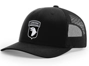 101st Airborne Brushed Metal Badge Hat - Officially Licensed U.S. Army