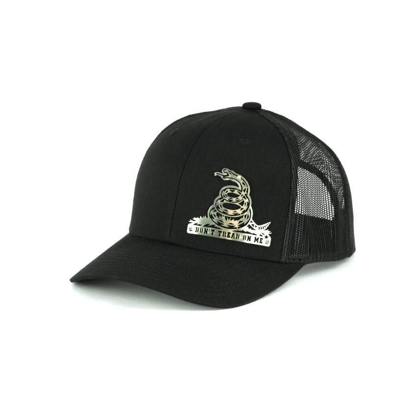 Don't Tread on Me - Gadsen Snake Metal Badge Hat