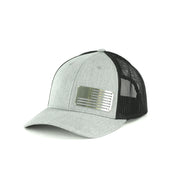 American Flag Stainless Steel Badge Hat