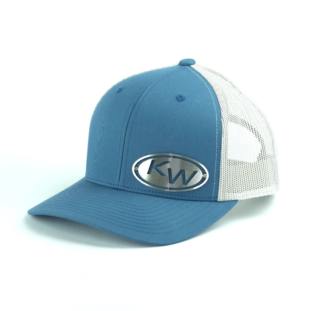 Key West Boats Stainless Steel Badge Hat