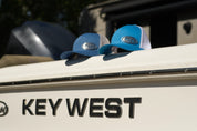 Key West Boats Stainless Steel Badge Hat
