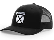 10th Mountain Division Brushed Metal Badge Hat - Officially Licensed U.S. Army