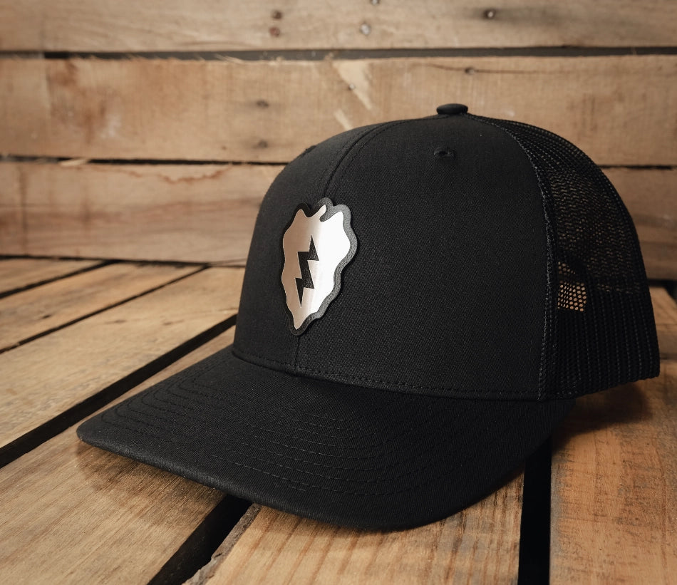 US_Army_Officially_25th_Infantry_Division_Badge_square_Licensed_Brushed_Metal_Badge_Hats_by_Patriot_Forge_Works_on_black.webp