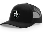 2nd Infantry Division Brushed Metal Badge Hat - Officially Licensed U.S. Army