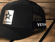 U.S. Army Brushed Metal Badge Hat - Officially Licensed U.S. Army
