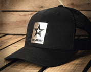U.S. Army Brushed Metal Badge Hat - Officially Licensed U.S. Army