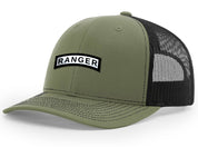 Ranger Tab Brushed Metal Badge Hat - Officially Licensed U.S. Army