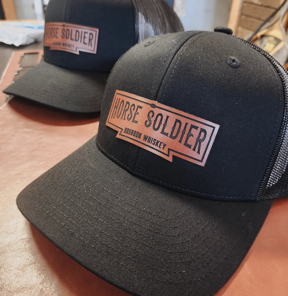 Custom Leather and Leatherette Patch Hats