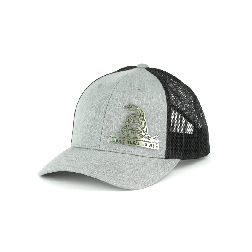 Don't Tread on Me Gadsen Snake Metal Badge Hat – Patriot Forge