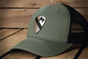 1st Cavalry Division Brushed Metal Badge Hat - Officially Licensed U.S. Army