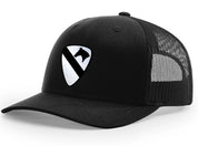 1st Cavalry Division Brushed Metal Badge Hat - Officially Licensed U.S. Army