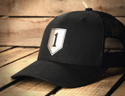 1st Infantry Division Brushed Metal Badge Hat - Officially Licensed U.S. Army