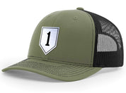 1st Infantry Division Brushed Metal Badge Hat - Officially Licensed U.S. Army