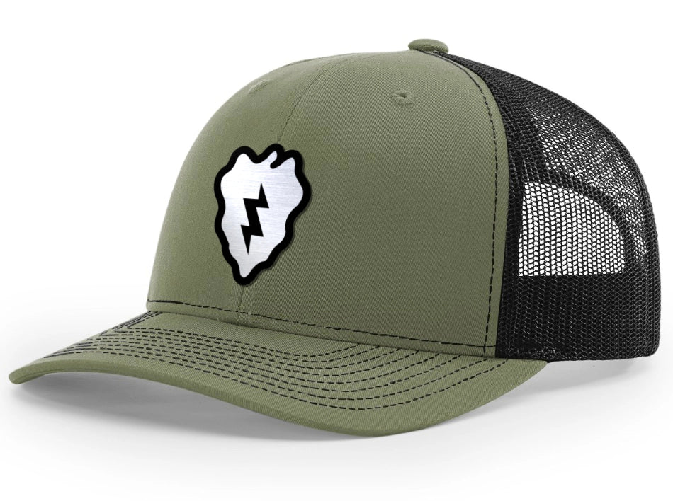 25th Infantry Division Brushed Metal Badge Hat - Officially Licensed U.S. Army
