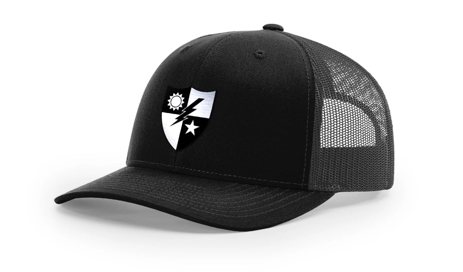 75th Ranger Regiment Brushed Metal Badge Hat - Officially Licensed U.S. Army