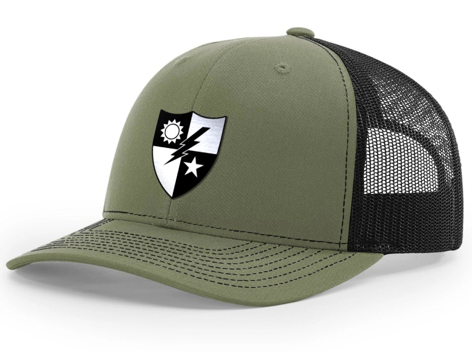 75th Ranger Regiment Brushed Metal Badge Hat - Officially Licensed U.S. Army
