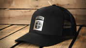 82nd Airborne Brushed Metal Badge Hat  - Officially Licensed U.S. Army