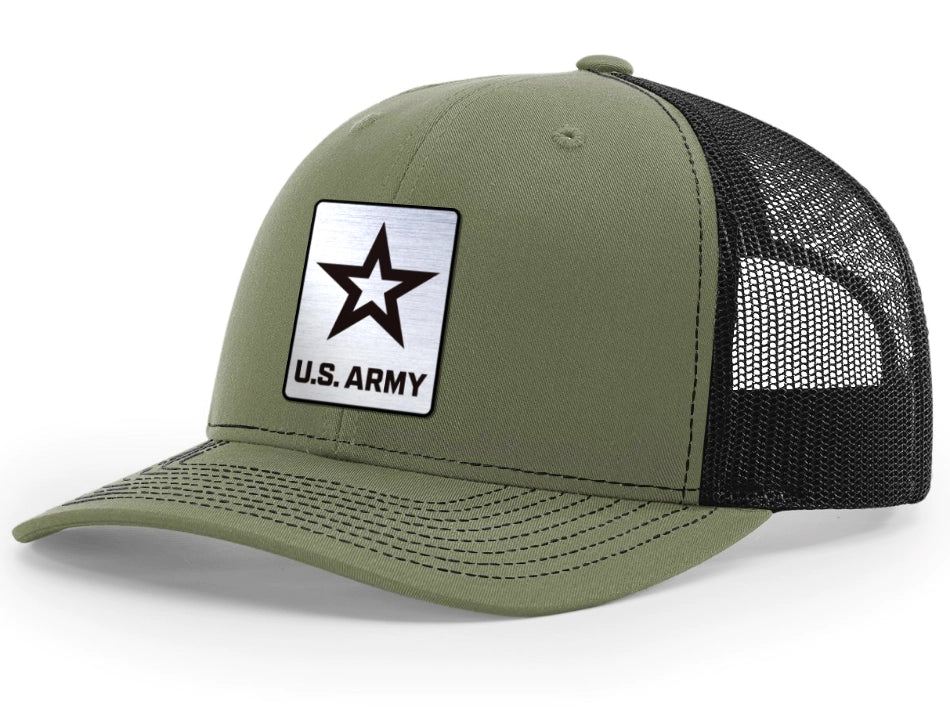 U.S. Army Brushed Metal Badge Hat - Officially Licensed U.S. Army
