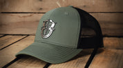 Special Forces - Green Beret Brushed Metal Badge Hat  - Officially Licensed U.S. Army